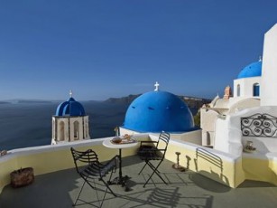 Turquoise Tranquility Villa - Amazing View In Oia