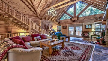 A True Tahoe Log Home-Surrounded By Forest