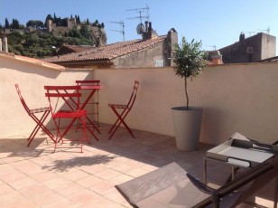 Delightful renovated t3 of 66m2, full center with a terrace 22m2 south
