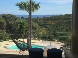Villa Azur, splendid sea view on golf of Saint-Tropez