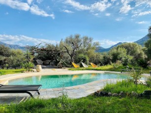 Charming villa with large landscaped pool garden panoramic view - Calvi
