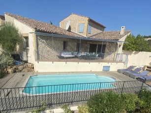 Stunning Villa with Private Pool & Castle Views | Family-Friendly | Near Mediterranean Beaches